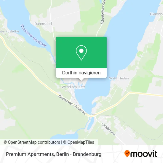 Premium Apartments Karte