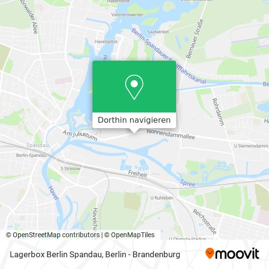 Lagerbox Berlin Spandau Karte