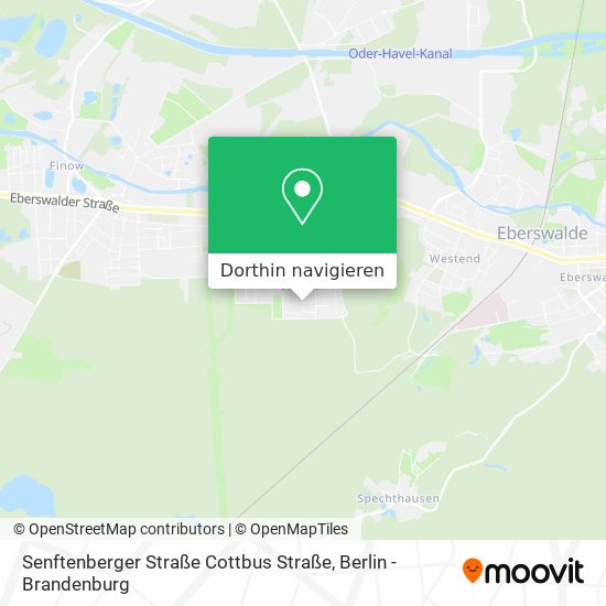 Senftenberger Straße Cottbus Straße Karte