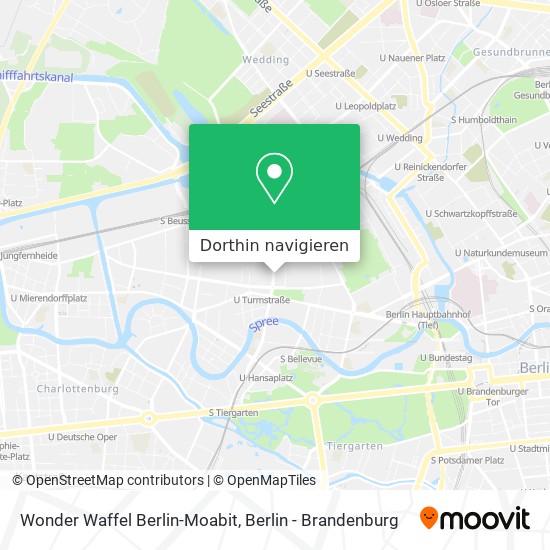 Wonder Waffel Berlin-Moabit Karte