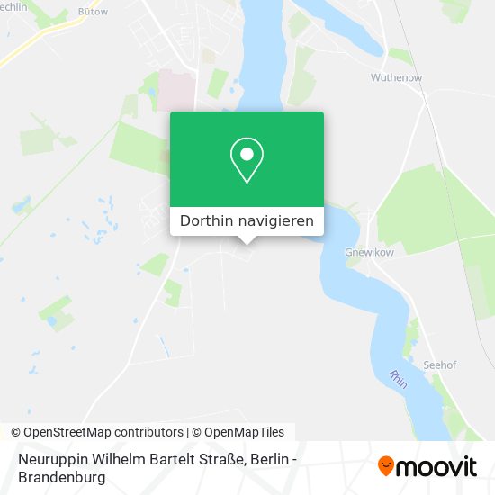 Neuruppin Wilhelm Bartelt Straße Karte