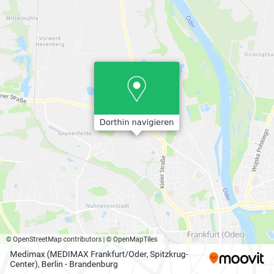 Medimax (MEDIMAX Frankfurt / Oder, Spitzkrug-Center) Karte
