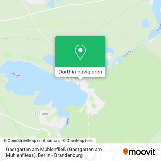 Gastgarten am Mühlenfließ (Gastgarten am Muhlenfliess) Karte
