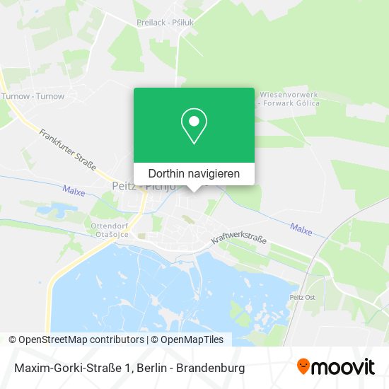 Maxim-Gorki-Straße 1 Karte