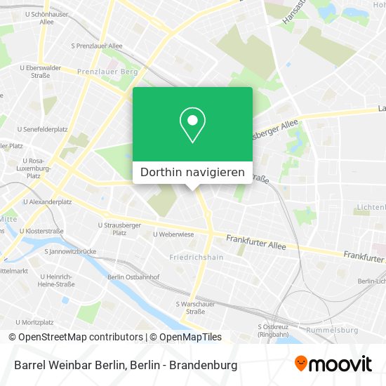 Barrel Weinbar Berlin Karte