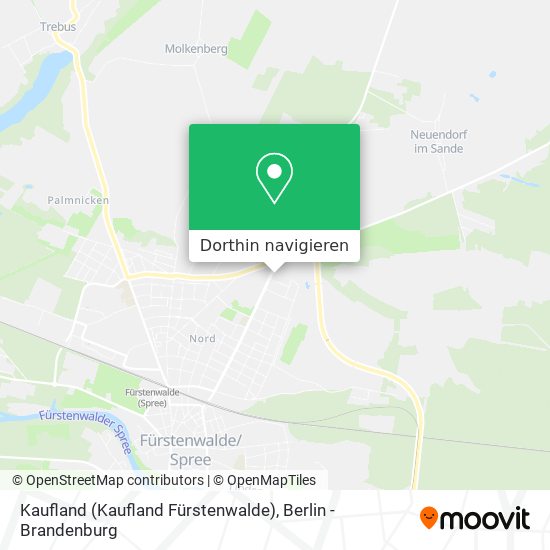 Kaufland (Kaufland Fürstenwalde) Karte