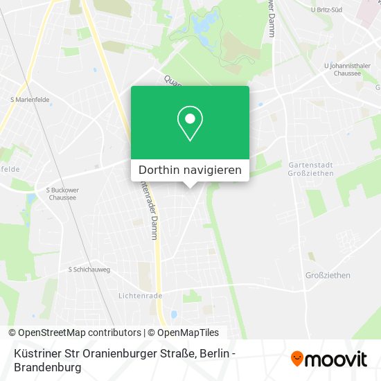 Küstriner Str Oranienburger Straße Karte