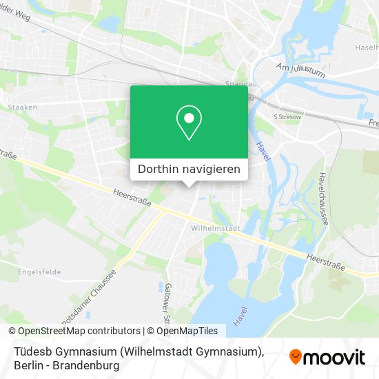 Tüdesb Gymnasium (Wilhelmstadt Gymnasium) Karte