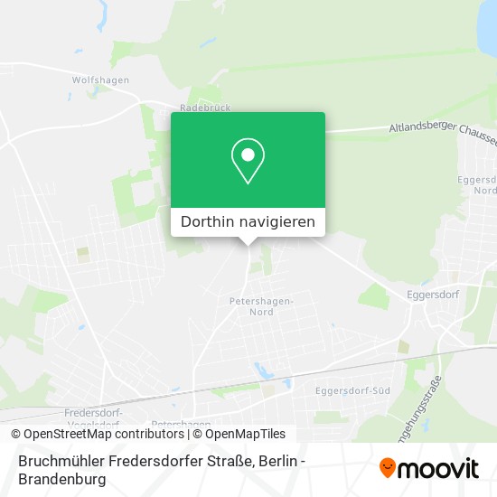 Bruchmühler Fredersdorfer Straße Karte