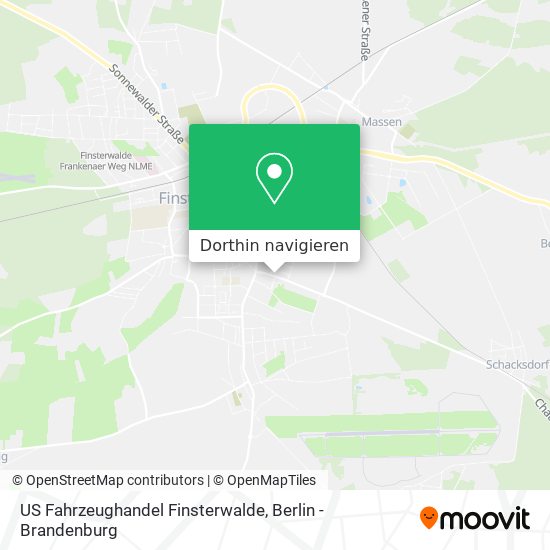 US Fahrzeughandel Finsterwalde Karte