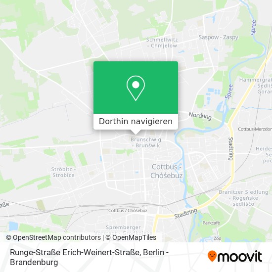 Runge-Straße Erich-Weinert-Straße Karte