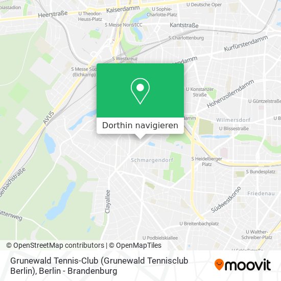 Grunewald Tennis-Club (Grunewald Tennisclub Berlin) Karte