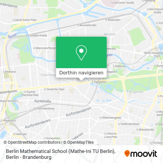 Berlin Mathematical School (Mathe-Ini TU Berlin) Karte