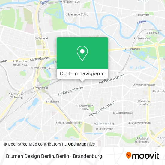 Blumen Design Berlin Karte