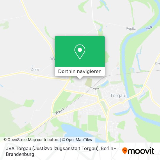JVA Torgau (Justizvollzugsanstalt Torgau) Karte