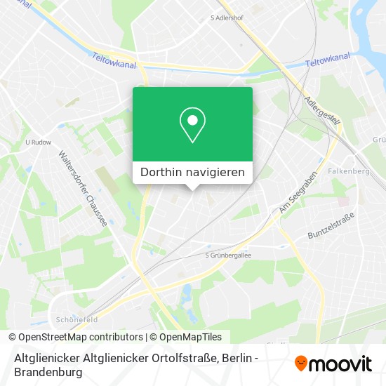 Altglienicker Altglienicker Ortolfstraße Karte
