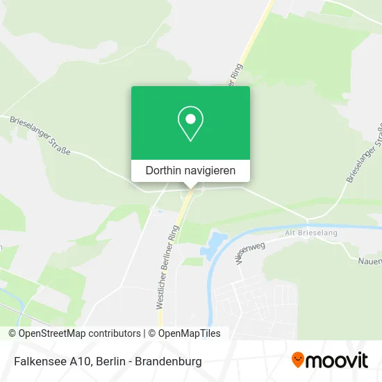 Falkensee A10 Karte