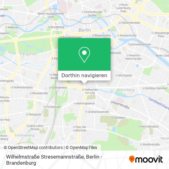 Wilhelmstraße Stresemannstraße Karte