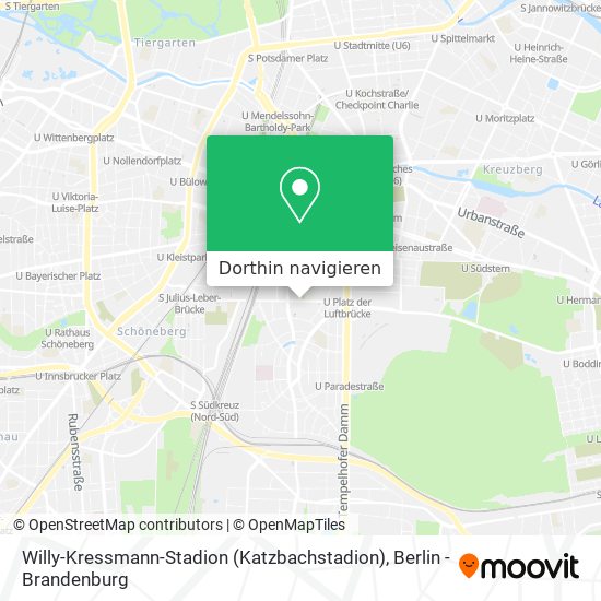 Willy-Kressmann-Stadion (Katzbachstadion) Karte