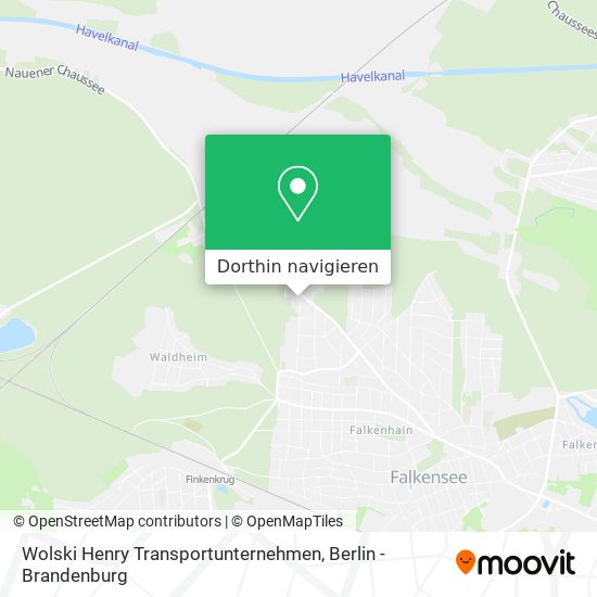 Wolski Henry Transportunternehmen Karte