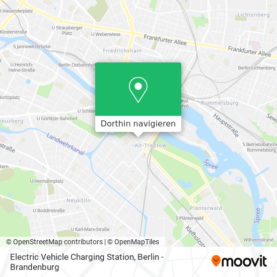 Electric Vehicle Charging Station Karte