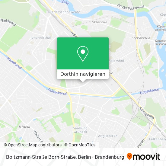 Boltzmann-Straße Born-Straße Karte