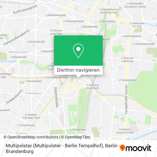 Multipolster (Multipolster - Berlin Tempelhof) Karte