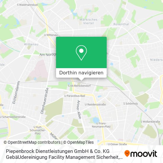 Piepenbrock Dienstleistungen GmbH & Co. KG GebäUdereinigung Facility Management Sicherheit Karte