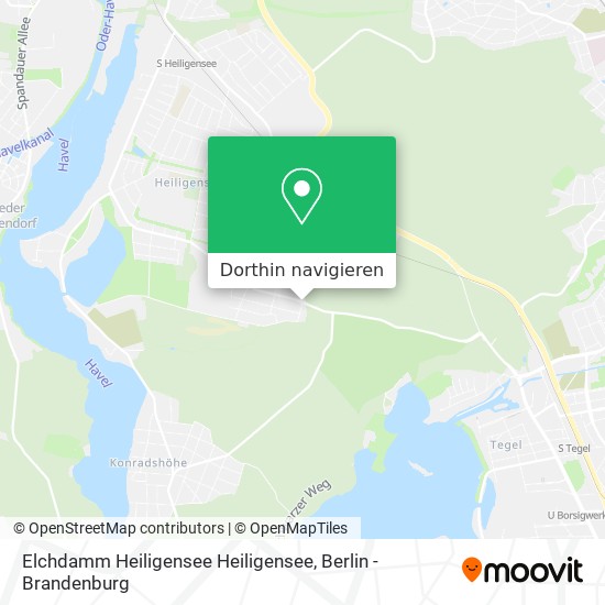 Elchdamm Heiligensee Heiligensee Karte