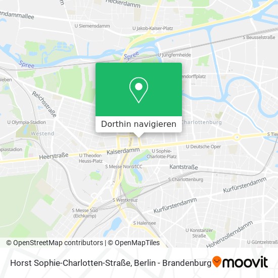 Horst Sophie-Charlotten-Straße Karte