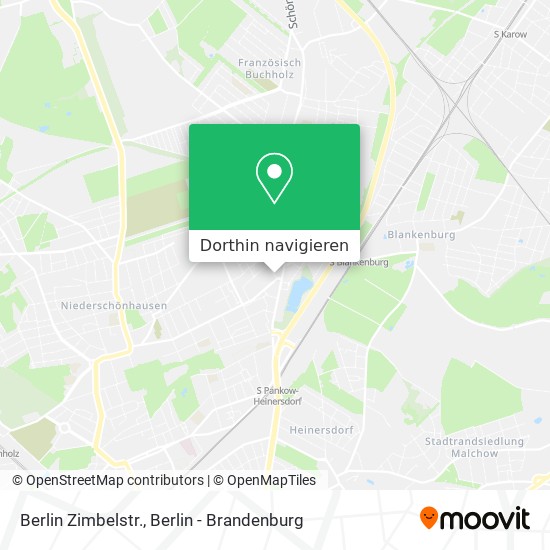 Berlin Zimbelstr. Karte
