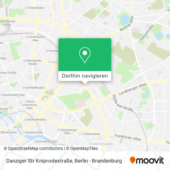 Danziger Str Kniprodestraße Karte
