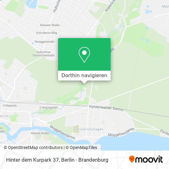 Hinter dem Kurpark 37 Karte