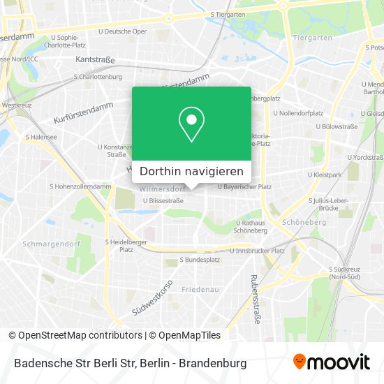 Badensche Str Berli Str Karte