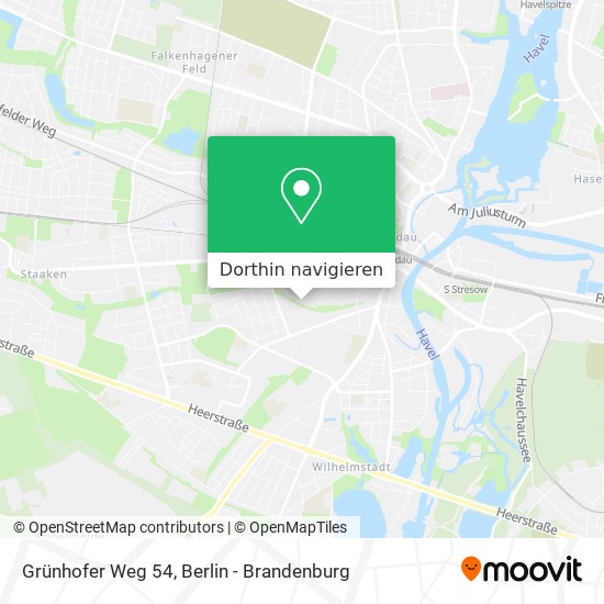 Grünhofer Weg 54 Karte