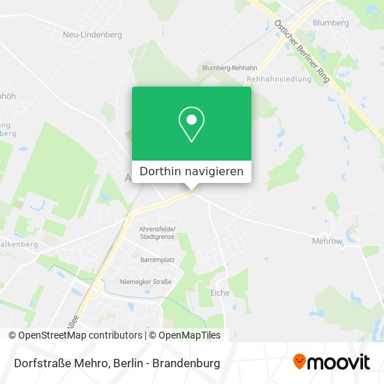 Dorfstraße Mehro Karte