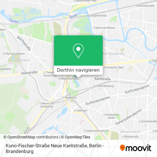 Kuno-Fischer-Straße Neue Kantstraße Karte