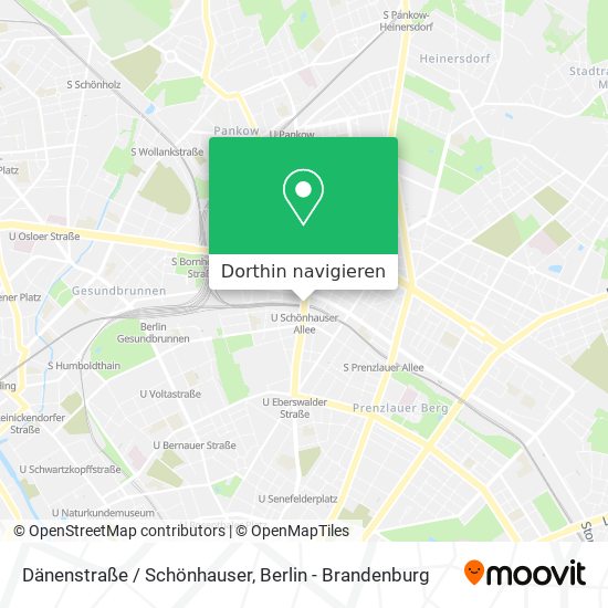 Dänenstraße / Schönhauser Karte