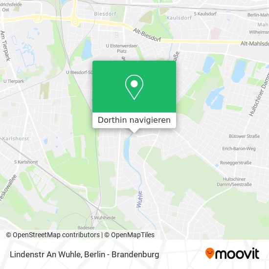 Lindenstr An Wuhle Karte