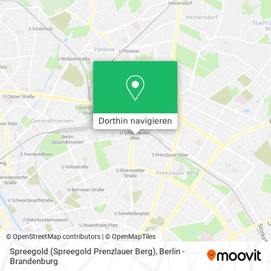 Spreegold (Spreegold Prenzlauer Berg) Karte