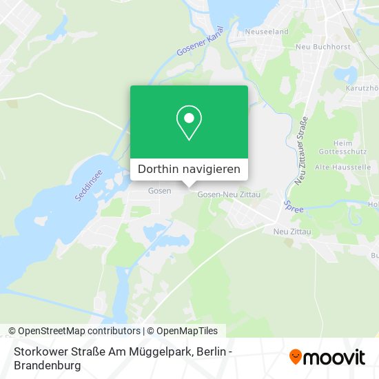 Storkower Straße Am Müggelpark Karte