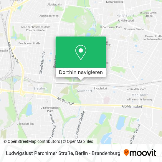 Ludwigslust Parchimer Straße Karte