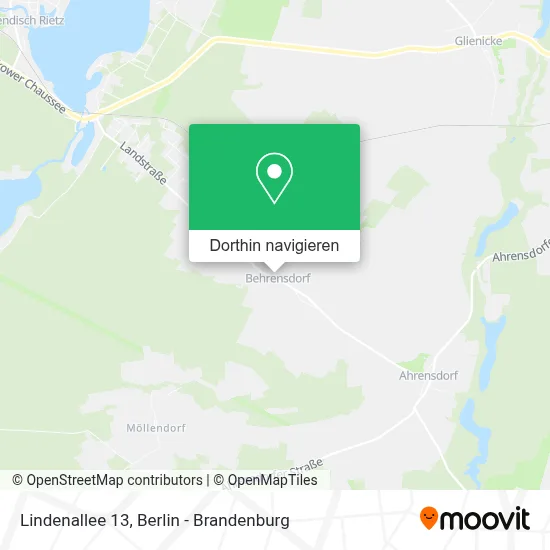 Lindenallee 13 Karte