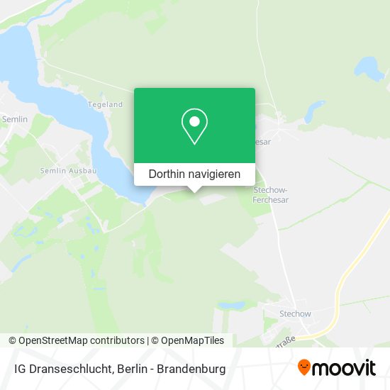 IG Dranseschlucht, 14715 Stechow-Ferchesar Karte