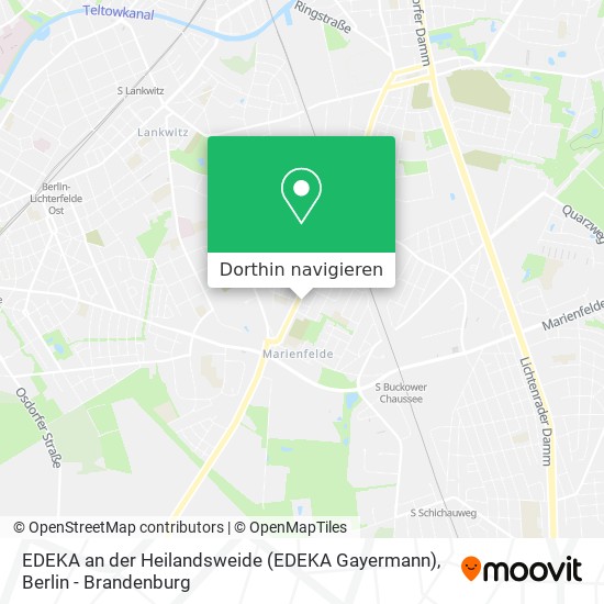 EDEKA an der Heilandsweide (EDEKA Gayermann) Karte