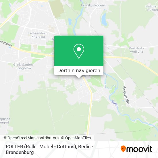 ROLLER (Roller Möbel - Cottbus) Karte
