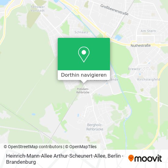 Heinrich-Mann-Allee Arthur-Scheunert-Allee Karte