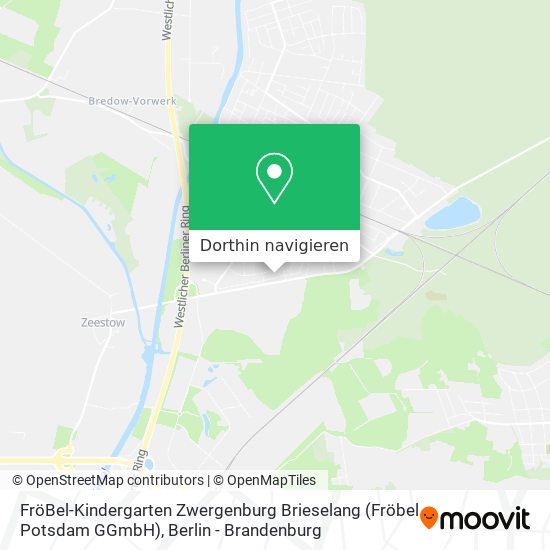 FröBel-Kindergarten Zwergenburg Brieselang (Fröbel Potsdam GGmbH) Karte