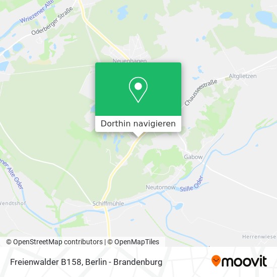 Freienwalder B158 Karte