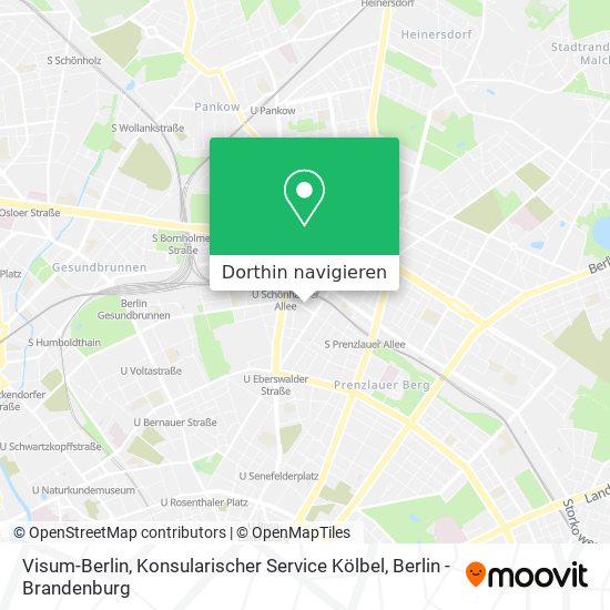 Visum-Berlin, Konsularischer Service Kölbel Karte